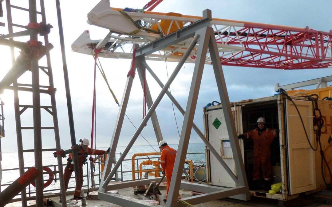 Offshore crane repair for Engie
